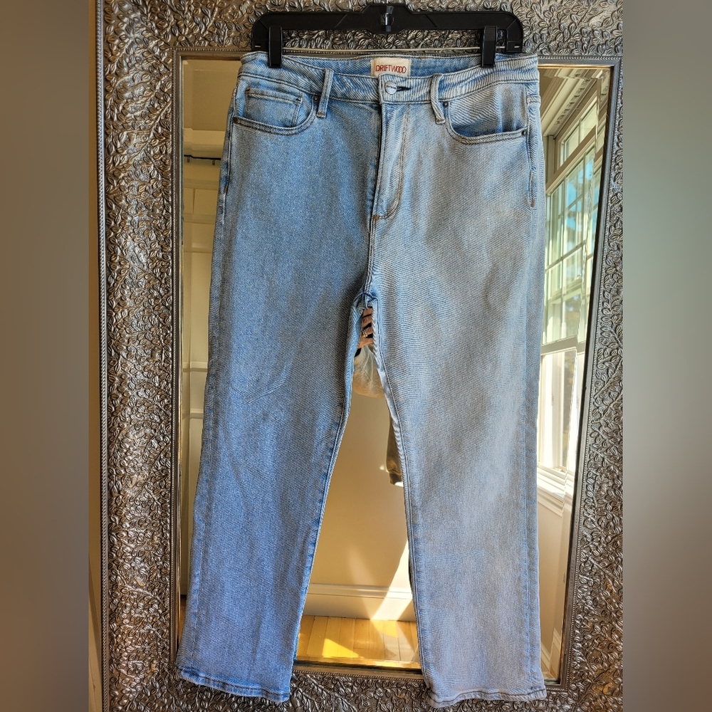 Driftwood Light Two Tone Blue Denim Jeans.‎ New No Tag.
